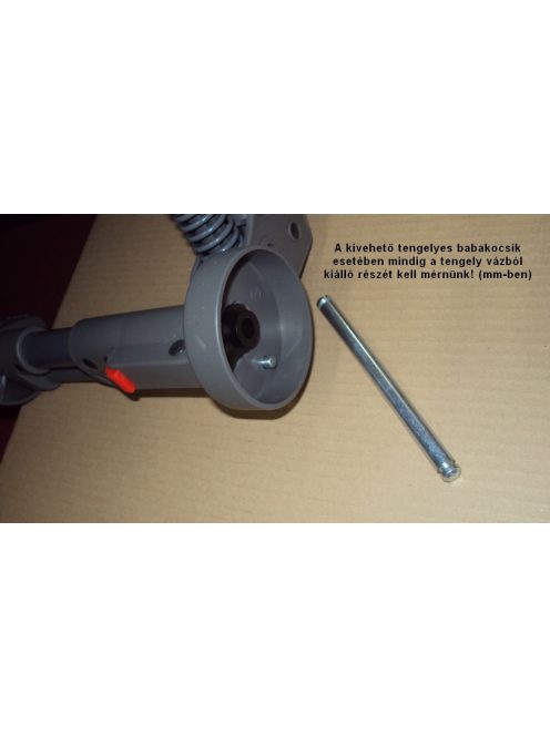 Tömör Babac (külsős) Fekete Ikerbabakocsi Kerék nagy hátsó