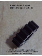 Tömör Delta Babakocsi Kerék Fekete hátsó Nagy