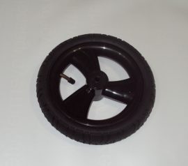 Delta Pumpálható (tömlős) fekete 10" Babakocsi kerék első kicsi 