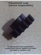 Tömör Omega Fekete Babakocsi Kerék nagy 12"