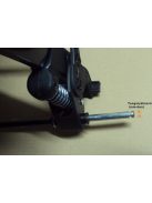 Tömör Omega Fekete-Króm Babakocsi Kerék nagy 12"