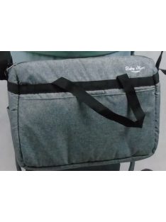 Baby Merc Univerzális Pelenkázótáska Grafit len