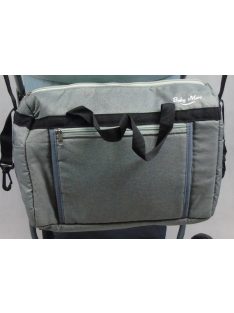 Baby Merc Univerzális Pelenkázótáska Szürke len